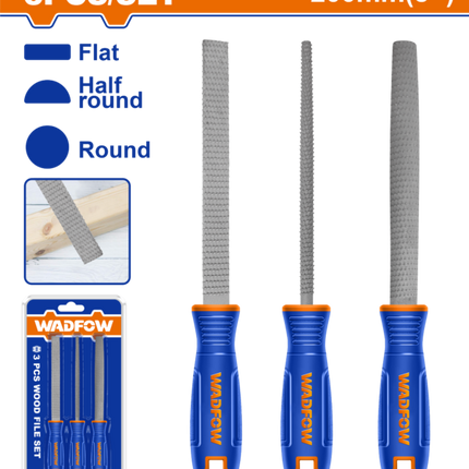 WSF1403Wadfow مجموعة مبرد خشبي ودفو 3 قطع