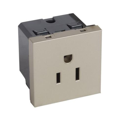 570040Legrandمخرج توصيل أمريكي Legrand Arteor 2P+E 15A 127V شمبانيا