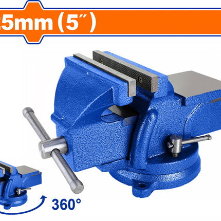 WBV1A05Wadfow WADFOW ملزمة دوارة 360° 5 بوصة
