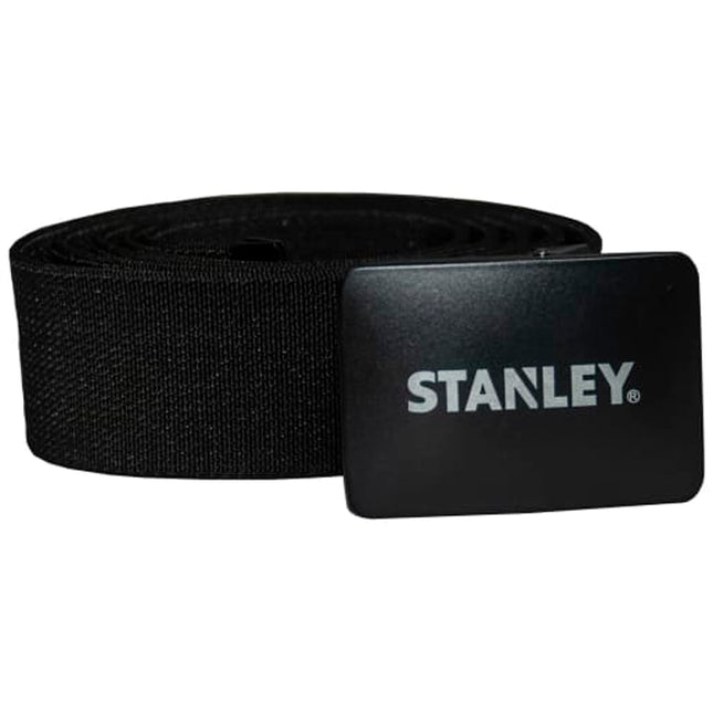 Stanley Elasticated Webbing Belt - Black