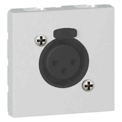572498Legrandمقبس XLR أنثى Legrand Arteor ثلاثي الأقطاب وحدتين ألومنيوم ناعم