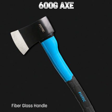 FHAX60600Fixtecفأس FIXTEC المحترفة من الفولاذ الم锻وج بمقبض زجاجي ليفي