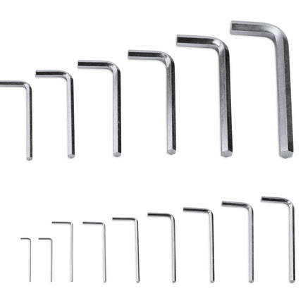 AW1015DKSnap-Onمجموعة مفاتيح سداسية على شكل L 15 قطعة SAE