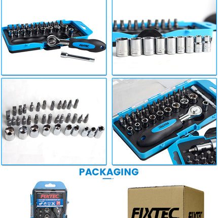 FHSDK3802Fixtecمجموعة مفكات براشوت 38 قطعة من فيكستك FHSDK3802