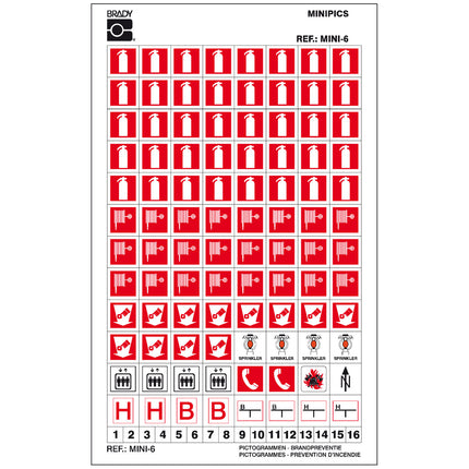 MiniPictograms  Mini 6 Fire equipment