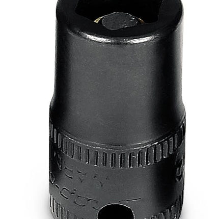 MGMM7Snap-Onمقبس طاقة مغناطيسي ضحل 7 ملم متري 6-نقطة بنظام Flank Drive بقيادة 1/4 بوصة