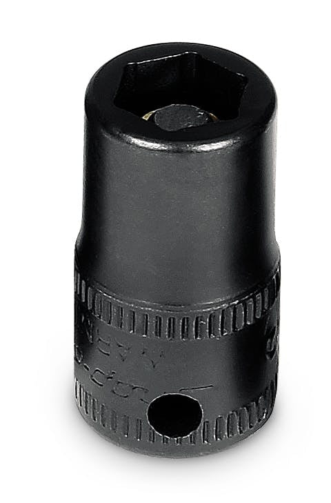 MGMM7Snap-Onمقبس طاقة مغناطيسي ضحل 7 ملم متري 6-نقطة بنظام Flank Drive بقيادة 1/4 بوصة