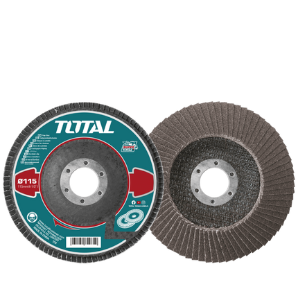 TAC6311580Total Toolsقرص الصنفرة المحدب توتال 115 ملم P80 عالي السرعة