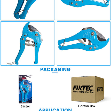 FHPPC042Fixtecقاطع أنابيب PVC من فيكستك 7 بوصة أداة السباكة الاحترافية