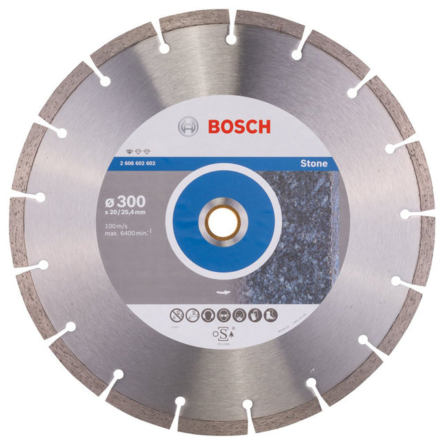 Bosch Tools,2608602602,Diamond Cutting Disc -Standard for Stone | 300x20/25.40 mm