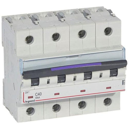 410178Legrandقاطع دارة ليغراند DX3 رباعي القطب 40A منحنى C
