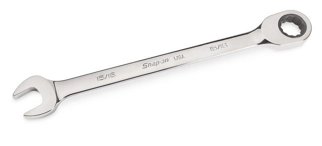 OXR30ASnap-Onمفتاح ربط ثنائي الاتجاه Snap-on 15/16 بوصة 12 نقطة SAE مع ترس تراجعي OXR30A