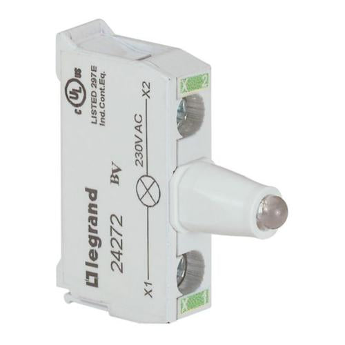 024272Legrandكتلة كهربائية مضاءة خضراء LED من Osmoz 230V لمحطة التحكم