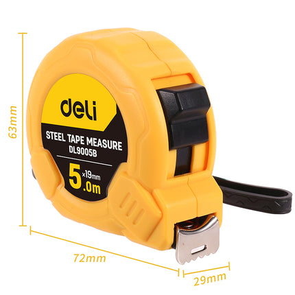 Deli Tools Tape Measure 5m x 19mm , EDL9005B