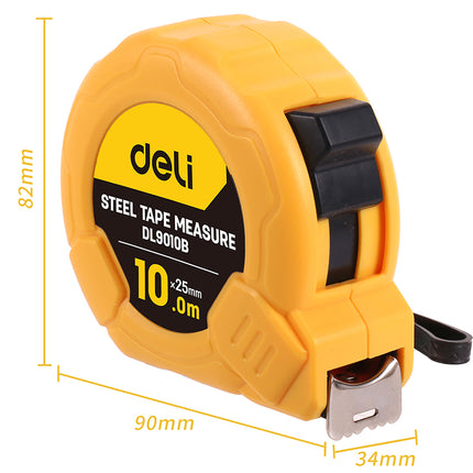 Deli Tools Tape Measure 10m x 25mm , EDL9010B