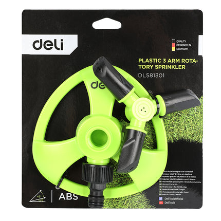 Deli Plastic 3 Arm Rotatory Sprinkler , EDL581301