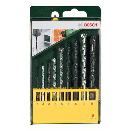 Bosch Tools,2607019443,Universal Drill Bit Metal/Masonry Set 9pcs