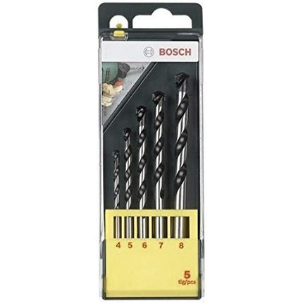 Bosch Tools,2607019445,CYL-1 Concrete Drill Bit Set 4/5/6/7/8mm 5pcs