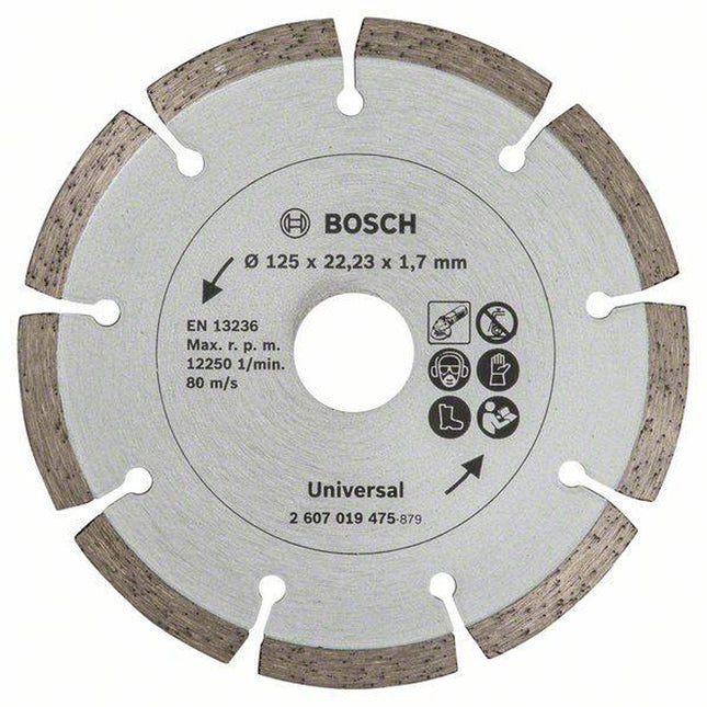 Bosch Tools,2607019475,Diamond Cutting Disc for Construction Universal 125x22.23x1.7mm