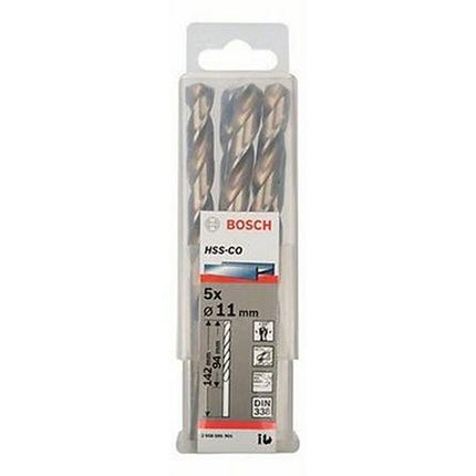 Bosch Tools,2608585901,Metal Drill Bit HSS-CO Set | 11x94x142mm - 5pcs