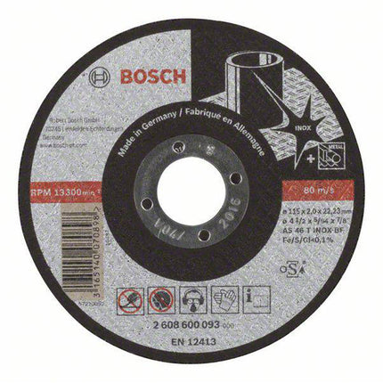 Bosch Tools,2608600093,Cutting Disc Expert for Inox 115x2x22.23mm