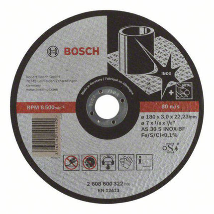 Bosch Tools,2608600322,Cutting Disc Expert for Inox Rapido 180x3x22.23mm