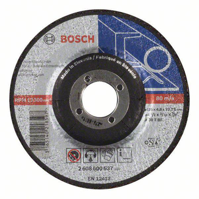 Bosch Tools,2608600537,Grinding Disc for Steel 115x4.8x22.23mm