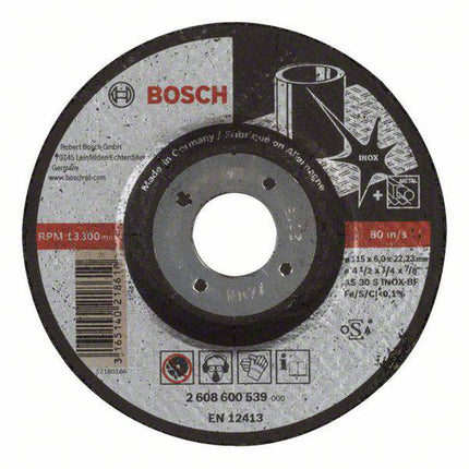 Bosch Tools,2608600539,Grinding Disc Expert for Inox 115X6x22,23mm