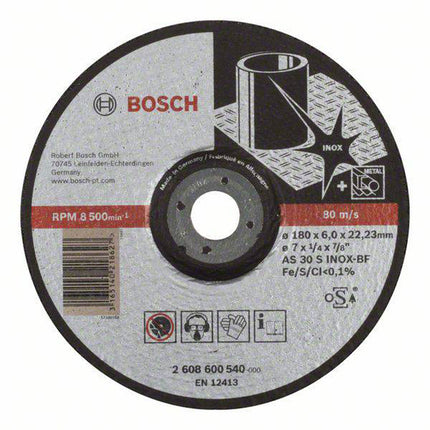 Bosch Tools,2608600540,Grinding Disc Expert for Inox 180x6x22.23mm