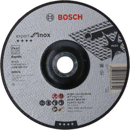 Bosch Tools,2608600710,Cutting Disc Expert for Inox Rapido 180x1.6x22.23mm