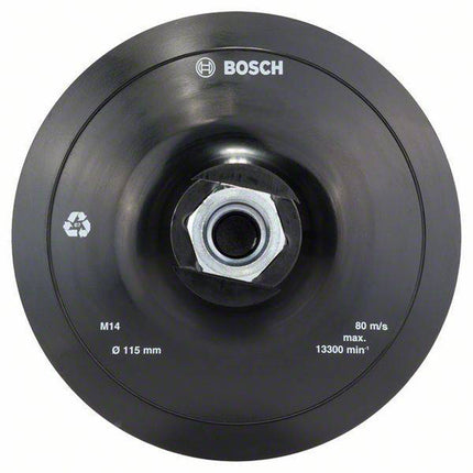 Bosch Tools,2608601076,Rubber Backing Pad with M14 flange thread 115mm