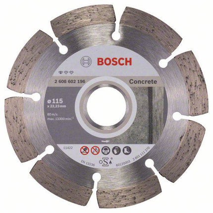 Bosch Tools,2608602196,Diamond Cutting Disc Standard for Concrete 115x22.23x1,6x10mm