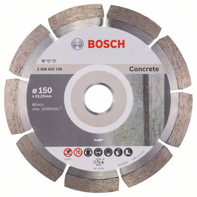 Bosch Tools,2608602198,Diamond Cutting Disc Standard for Concrete 150x22.23x2x10mm