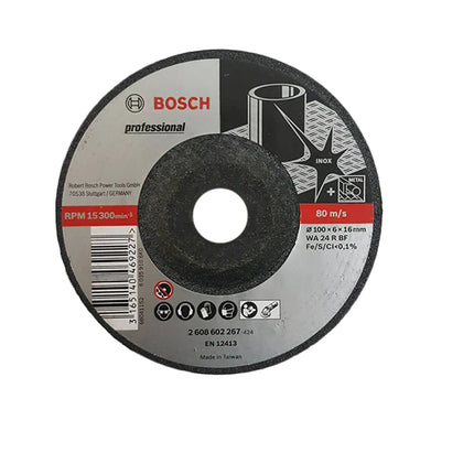 Bosch Tools,2608602267,Grinding Disc Standard for Inox 100x6x16mm