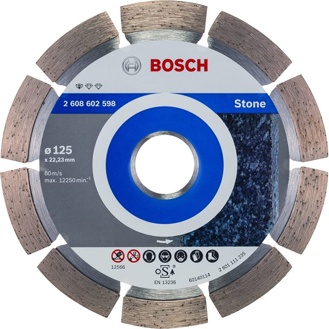 Bosch Tools,2608602598,Diamond Cutting Disc Standard for Stone 125x22.23x1,6x10mm