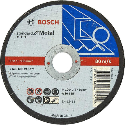 Bosch Tools,2608603216,Cutting Disc Standard for Metal 100x2.5x16mm