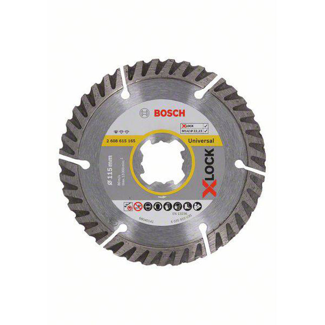 Bosch Tools,2608615165,X-LOCK Diamond Cutting Disc Standard for Universal 115x22.23x1.6x10mm