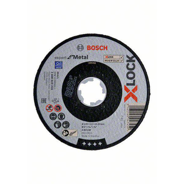 Bosch Tools,2608619255,Cutting disc (straight) 125 x 22.23 x 2.5 mm