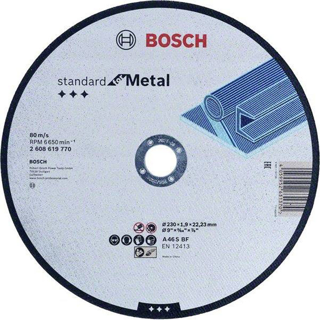 Bosch Tools,2608619770,Cutting Disc Standard for Metal 230x1.9x22.23 mm