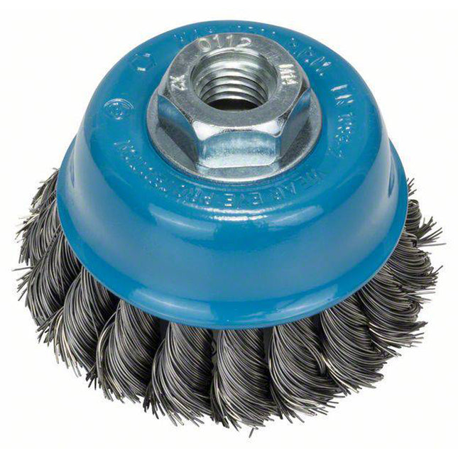 Bosch Tools,2608622099,Cup Brush 75mm, Knotted 0.35mm steel