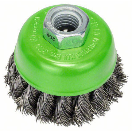 Bosch Tools,2608622104,Cup Brush 65mm Knotted 0.35mm Clean for Inox M14