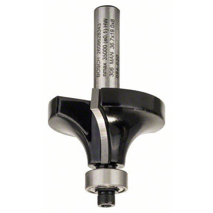 Bosch Tools,2608628343,roundupover Bit 8mm, R1 12mm, L 19mm, G 60mm