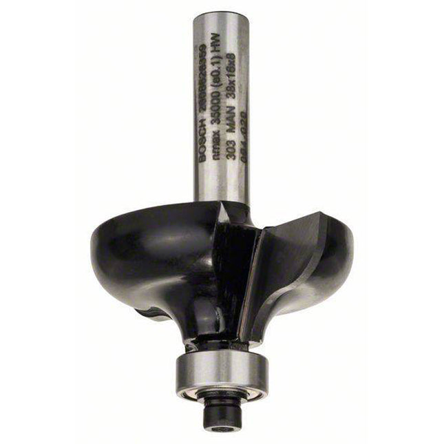 Bosch Tools,2608628359,Edge Forming Bit G 8mm, R1 6,35mm, D 38mm, L 15,7mm, G 57mm