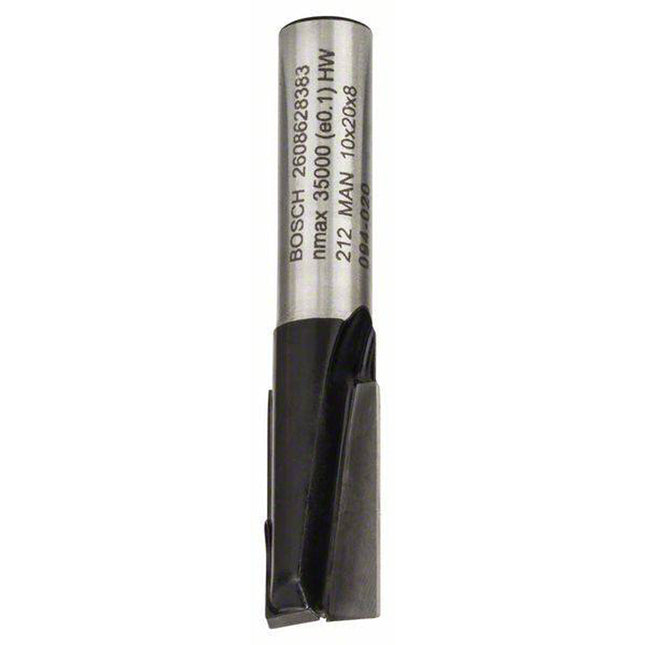 Bosch Tools,2608628383,Straight Bit 8mm, D1 10mm, L 20mm, G 51mm