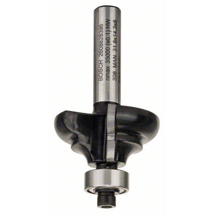 Bosch Tools,2608628396,Edge Forming Bit C 8mm, R1 4,8mm, B 9,5mm, L 14mm, G 57mm