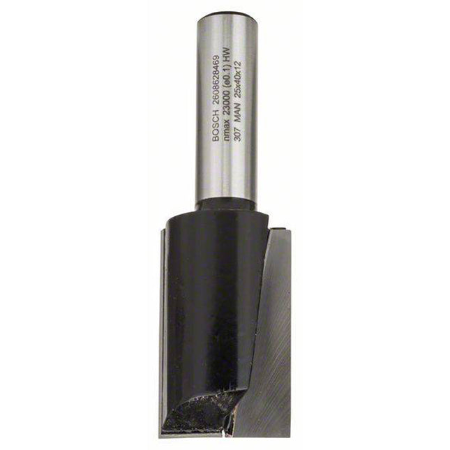 Bosch Tools,2608628469,Straight bits with extra length, two flutes, tungsten carbide 12mm shank, 25x40x81mm