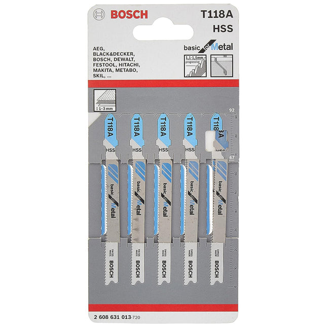 Bosch Tools,2608631032,JSB Set T 218A Basic for Metal 5pcs