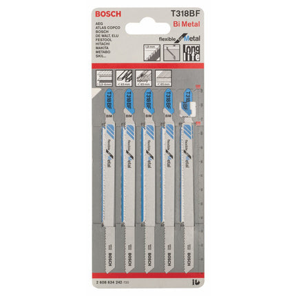 Bosch Tools,2608634242,JSB Set T 318BF BIM Flexible for Metal 5pcs