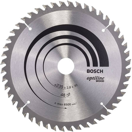 Bosch Tools,2608640727,CSB Standard Optiline Wood | 235x30/25x2,8mm-48