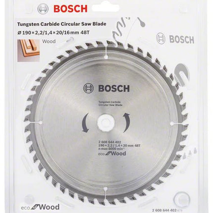 Bosch Tools,2608644402,CSB ECO Wood | 190x20mm-48